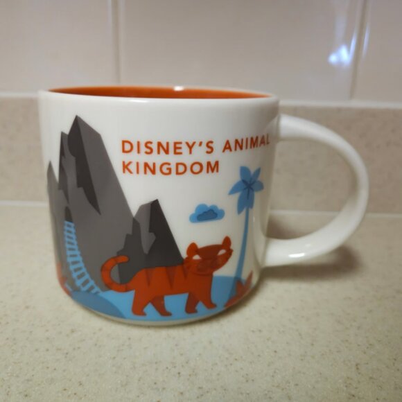 DISNEY Parks x Starbucks - You are here series Mug - Animal Kingdom Orange - Picture 1 of 5